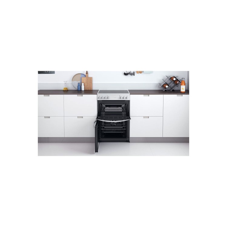 Indesit 60cm Electric Cooker - White