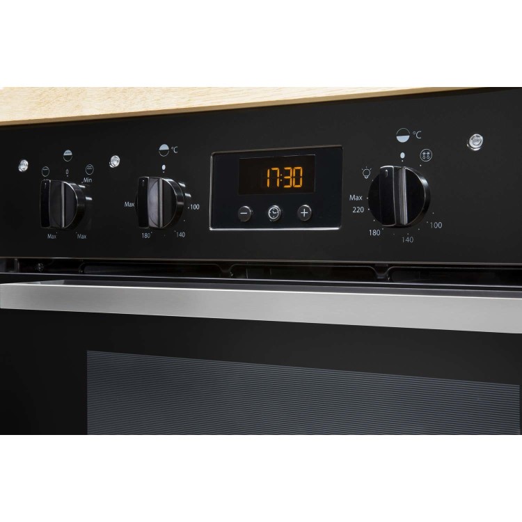 Indesit Aria Electric Built Under Double Oven - Black