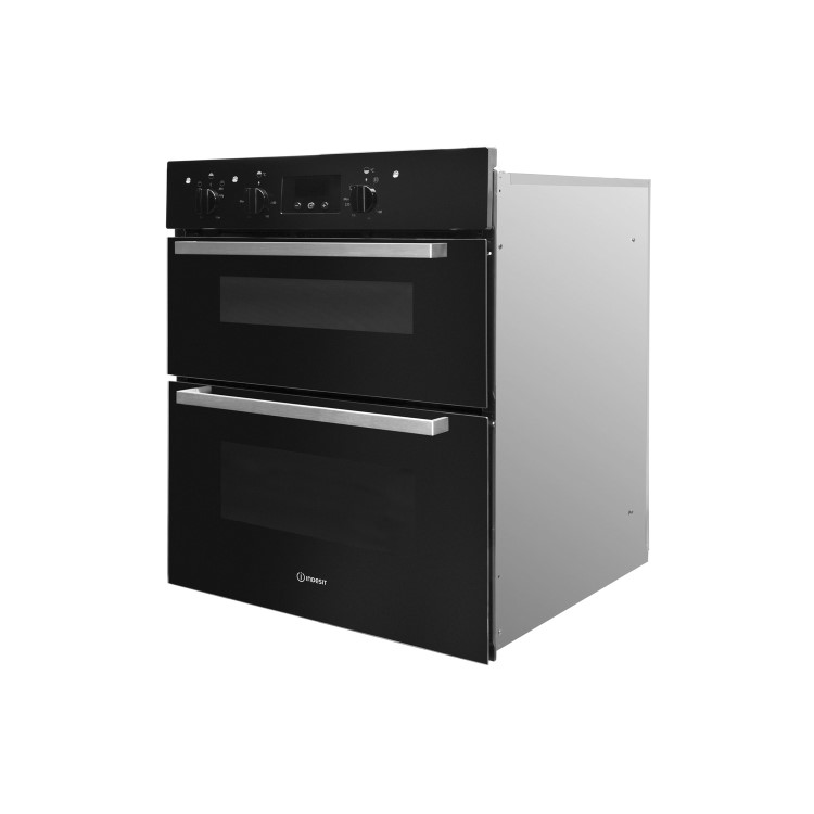 Indesit Aria Electric Built Under Double Oven - Black