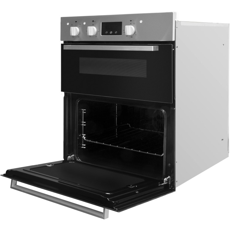 Indesit Aria Electric Built Under Double Oven - Stainless Steel