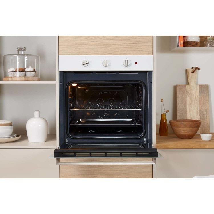 Indesit Aria Electric Conventional Single Oven - White