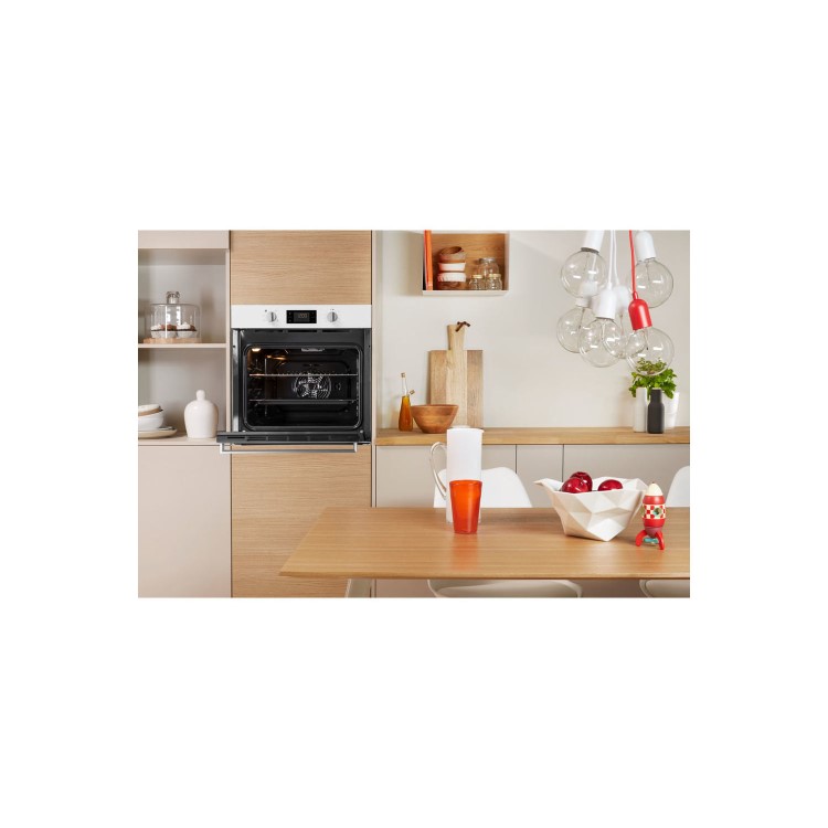 Indesit Aria Electric Fan Single Oven - White