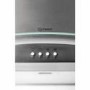 Indesit 60cm Curved Glass Chimney Cooker Hood - Stainless Steel