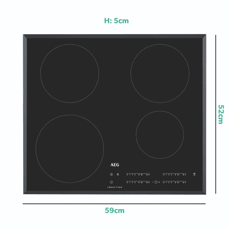 AEG 3000 Series 59cm 4 Zone Induction Hob