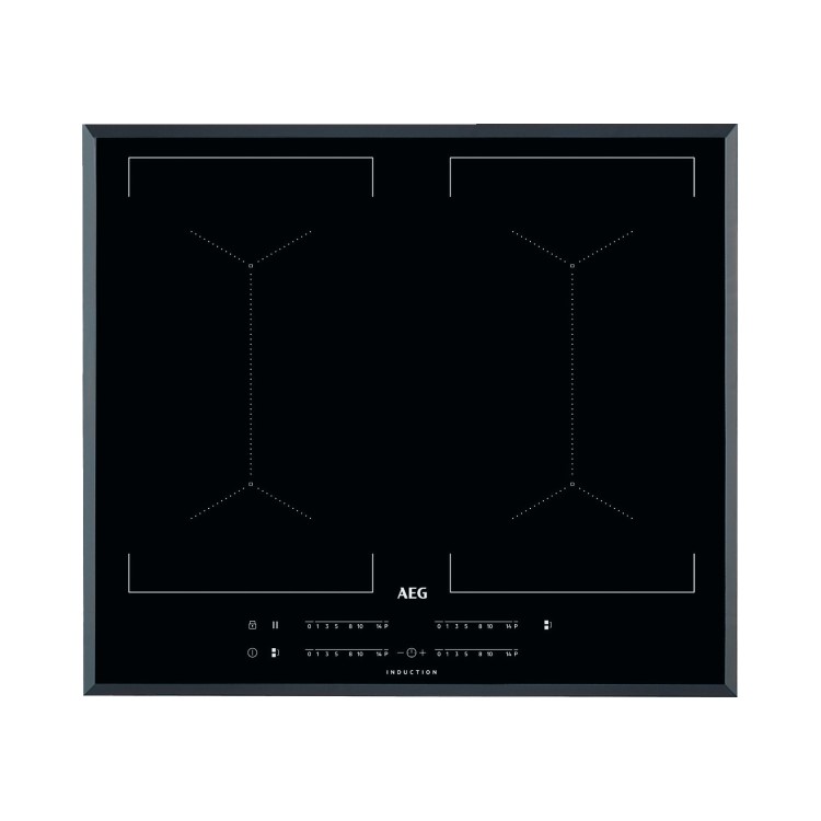 Refurbished AEG IKE64450FB 59cm 4 Zone Induction Hob with Dual Bridge Zones