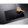 AEG IKE85431FB MaxiSense 78cm Five Zone Induction Hob With Bevelled Edges & Hob2Hood