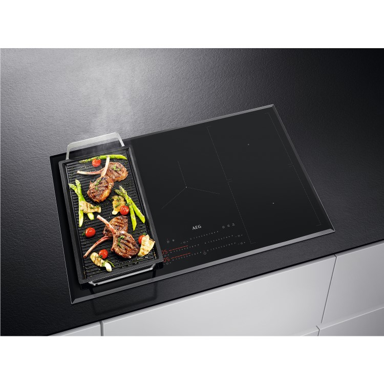 AEG 80cm 5 Zone Induction Hob with Dual Bridge Zones