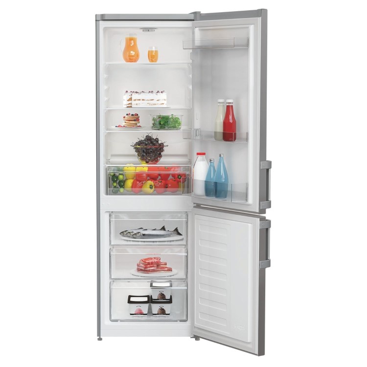 Indesit 262 Litre 60/40 Freestanding Fridge Freezer - Silver