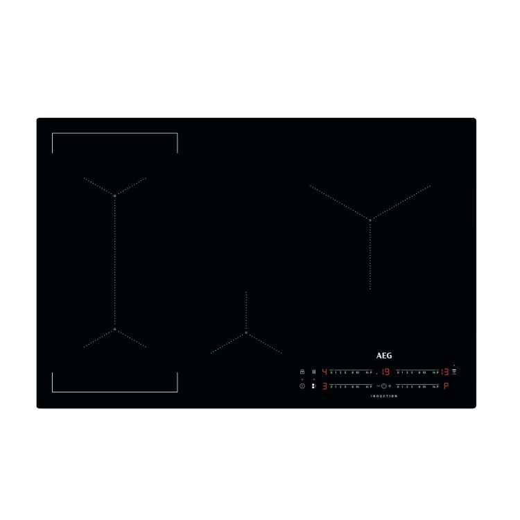 Refurbished AEG 6000 Series IKX84443CB 80cm Induction Hob with Bridge Zone