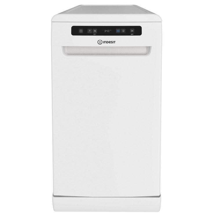 Indesit Push&Go Freestanding Slimline Dishwasher - White