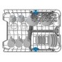 Indesit Freestanding Slimline Dishwasher - Silver