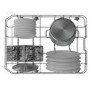 Indesit Freestanding Slimline Dishwasher - Silver