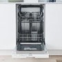 Indesit Push&Go Integrated Slimline Dishwasher - D-Rated White Control Panel