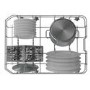 Indesit Push&Go Integrated Slimline Dishwasher - D-Rated White Control Panel