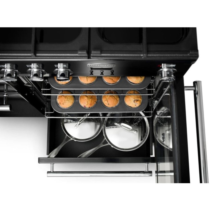 Rangemaster Infusion 110cm Dual Fuel Range Cooker - Black