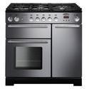 Rangemaster Infusion 90cm Dual Fuel Range Cooker - Stainless Steel