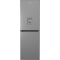 Refurbished Indesit INFC850TI1SAQUA1 Freestanding 322 Litre 50/50 Fridge Freezer Silver 