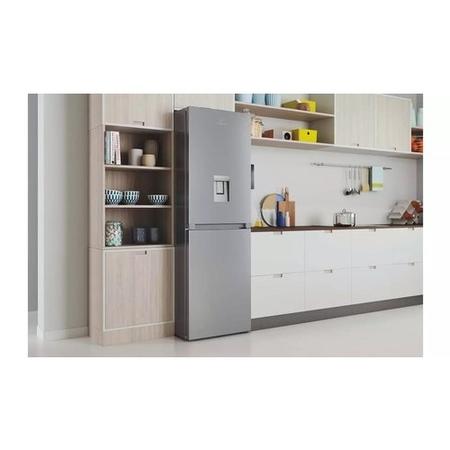 Refurbished Indesit INFC850TI1SAQUA1 Freestanding 322 Litre 50/50 Fridge Freezer Silver 