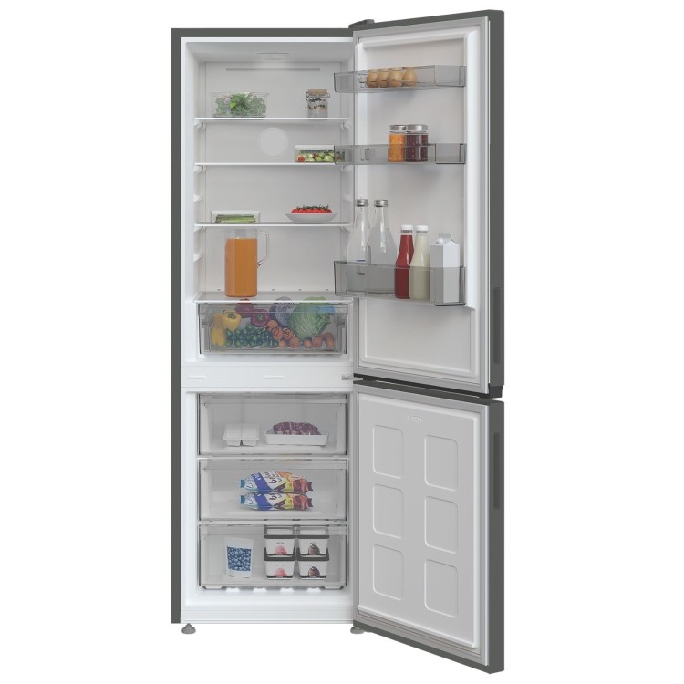 Indesit 301 Litre 60/40 Freestanding Fridge Freezerr - Silver