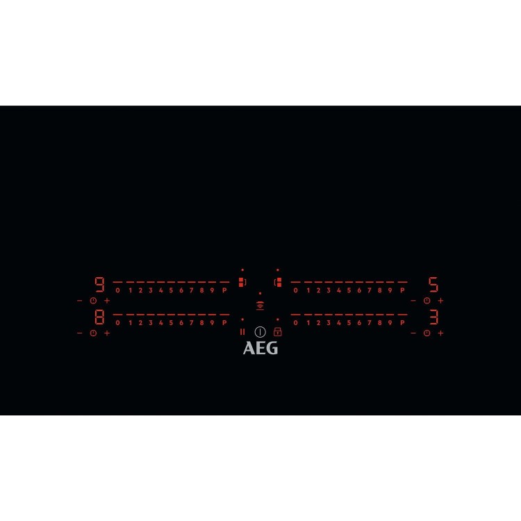 Refurbished AEG 6000 Series IPE64551FB 60cm 4 Zone Induction Hob with Dual Bridge Zones