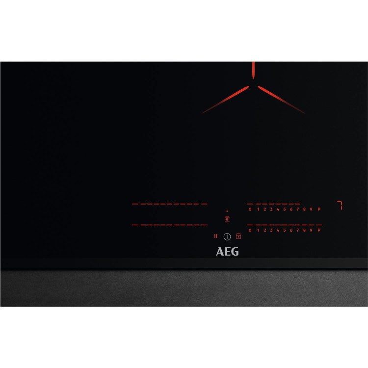 Refurbished AEG 6000 Series IPE64551FB 60cm 4 Zone Induction Hob with Dual Bridge Zones