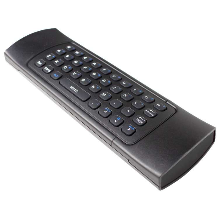 electriQ 3-in-1 Magic Remote with Wireless Keyboard and Air Mouse plus Voice Input for Smart TV Android PC Laptop