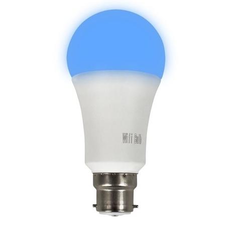 electriQ Dimmable Smart colour Wifi LED Bulb with B22 bayonet base - Alexa & Google Home compatible