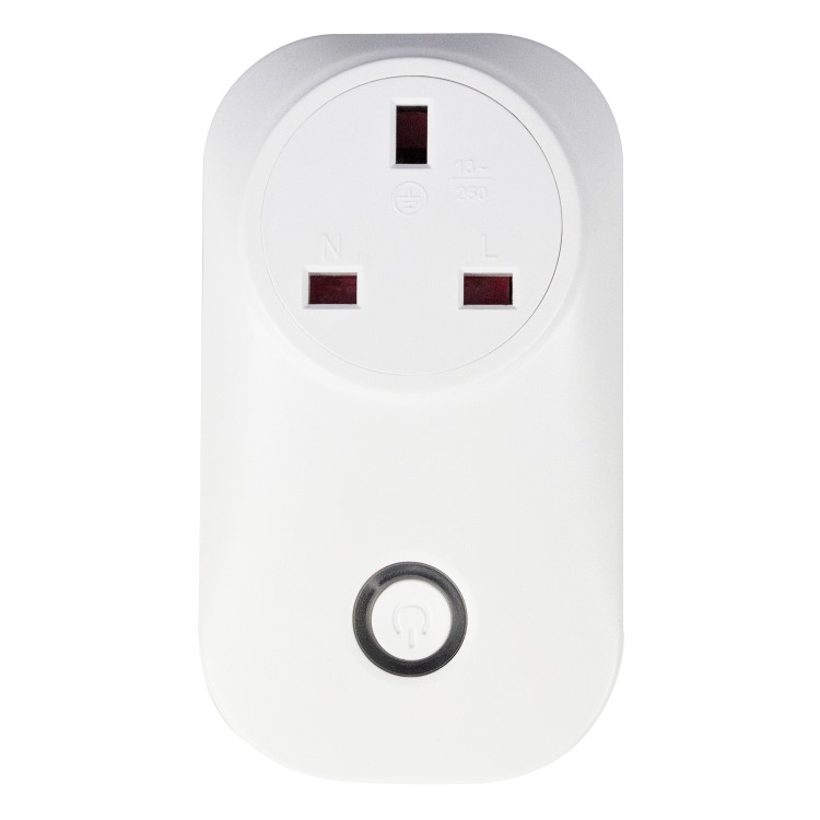 electriQ B22 Smart bulb and Wi-Fi plug Bundle 