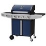 Boss Grill Kentucky Premium - 4 Burner Gas BBQ Grill with Side Burner - Blue