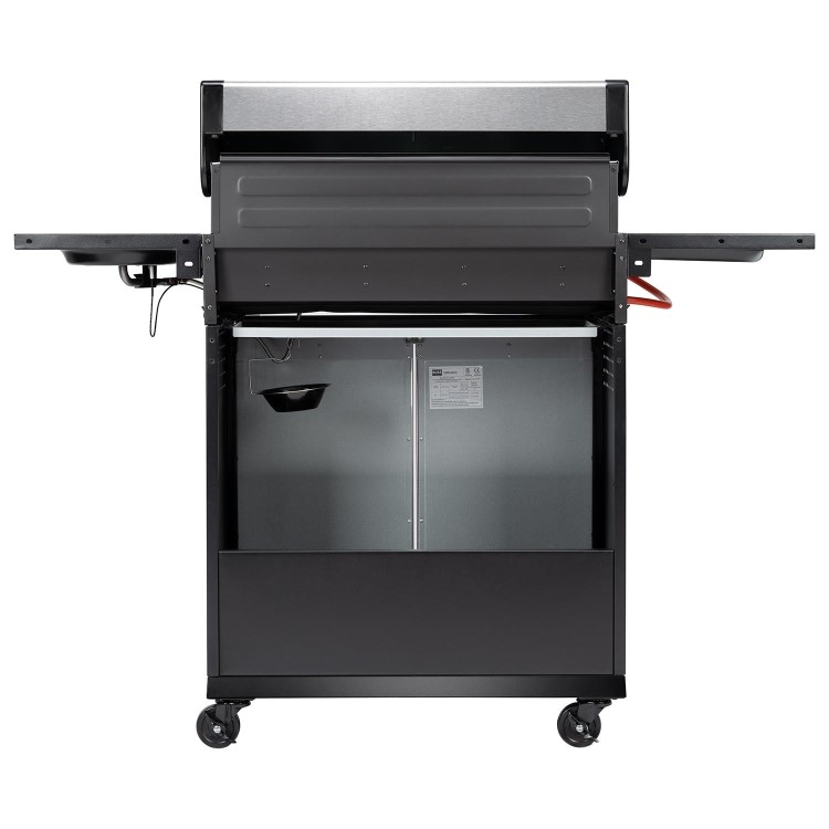 Boss Grill Alabama Elite - 4 Burner Gas BBQ with Side Burner - Stainless Steel 