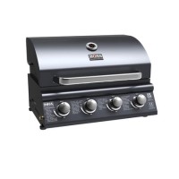 Boss Grill Texas Lone Star 4 Burner Built In Gas BBQ Grill - Black