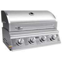 Boss Grill Texas Lone Star 4 Burner Built In Gas BBQ Grill - Stainless Steel