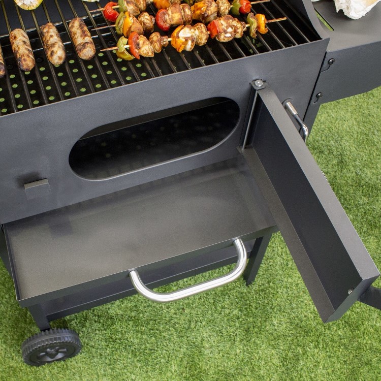 Boss Grill Tennessee - Charcoal Grill with Chimney Smoker BBQ