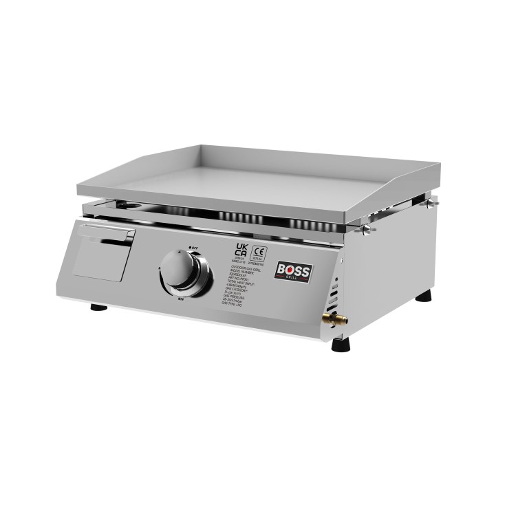 Boss Grill 3-in-1 Gas BBQ Griddle and Pizza Oven - Stainless Steel