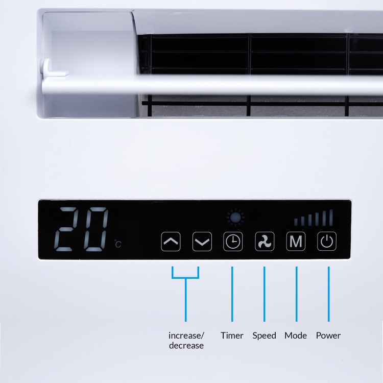 Refurbished electriQ iQool 10000 BTU Wall Mounted Air Conditioner with Heating Function