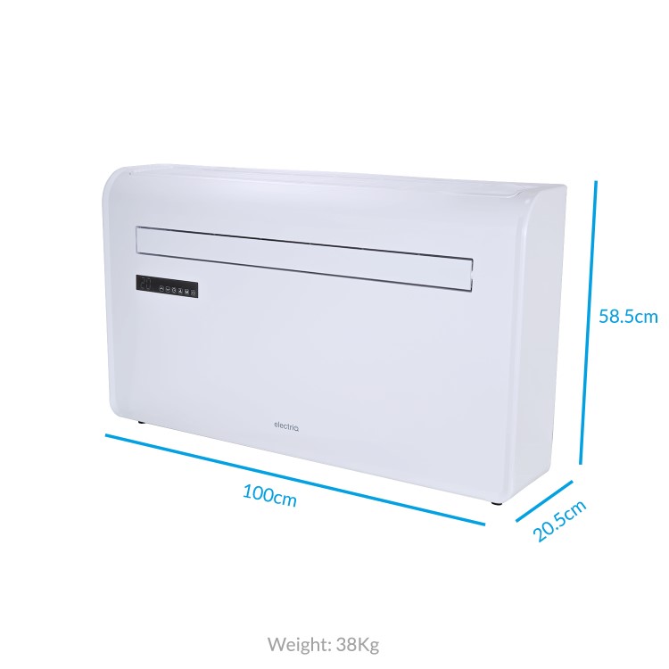 Refurbished electriQ iQool 10000 BTU Wall Mounted Air Conditioner with Heating Function