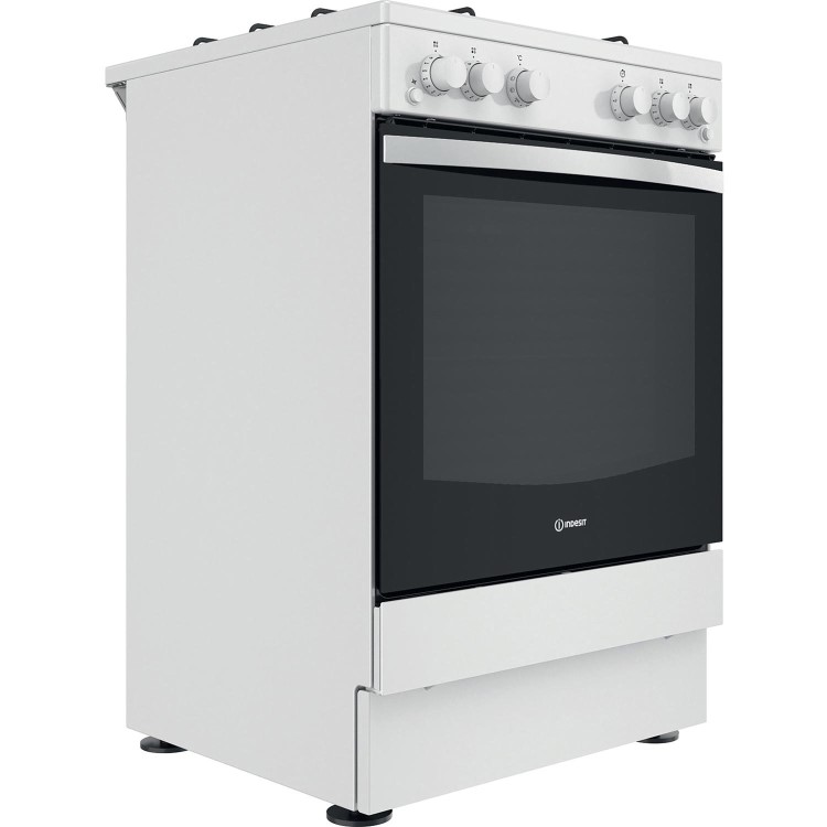 Indesit 60cm Single Oven Gas Cooker - White