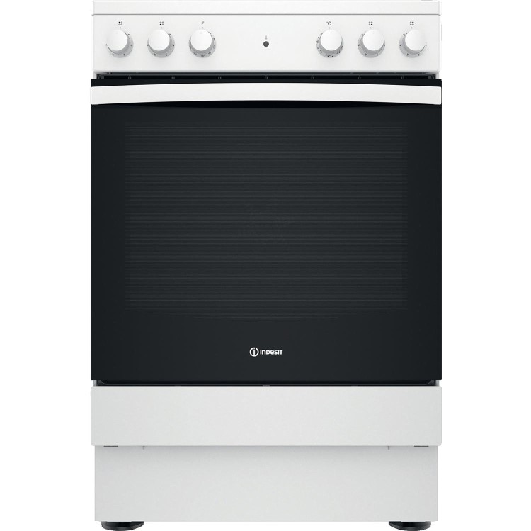 Indesit 60cm Single Oven Electric Cooker - White