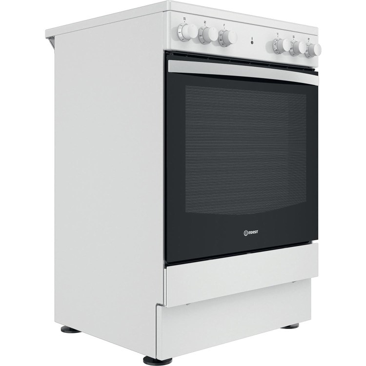 Indesit 60cm Single Oven Electric Cooker - White