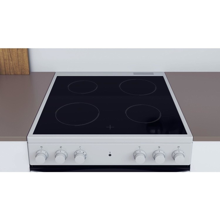 Indesit 60cm Single Oven Electric Cooker - White