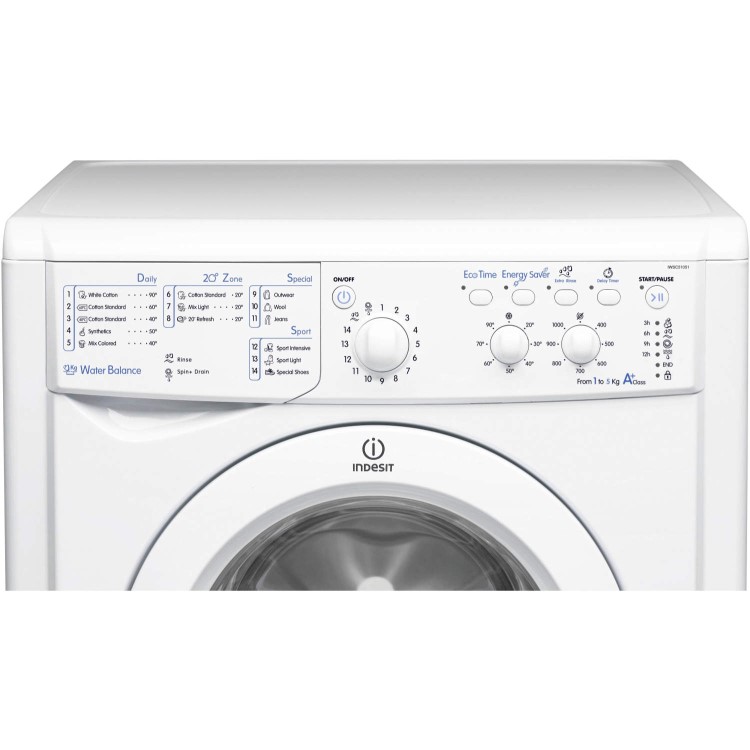 Indesit IWSC51051 5kg 1000rpm White Freestanding Washing Machine