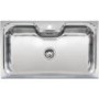 Single Bowl Chrome Stainless Steel Kitchen Sink - Reginox Jumbo