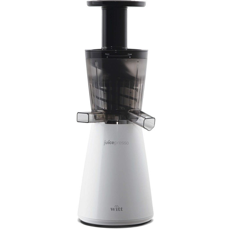 Witt Juicepresso-BW Juicepresso black and white slow juicer with patented squeezing technology  including 2 X 1.4 Litre jugs