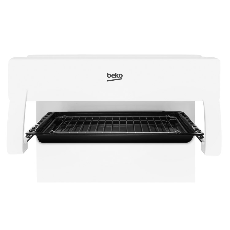 Beko 50cm Gas Cooker With Eye Level Grill - White