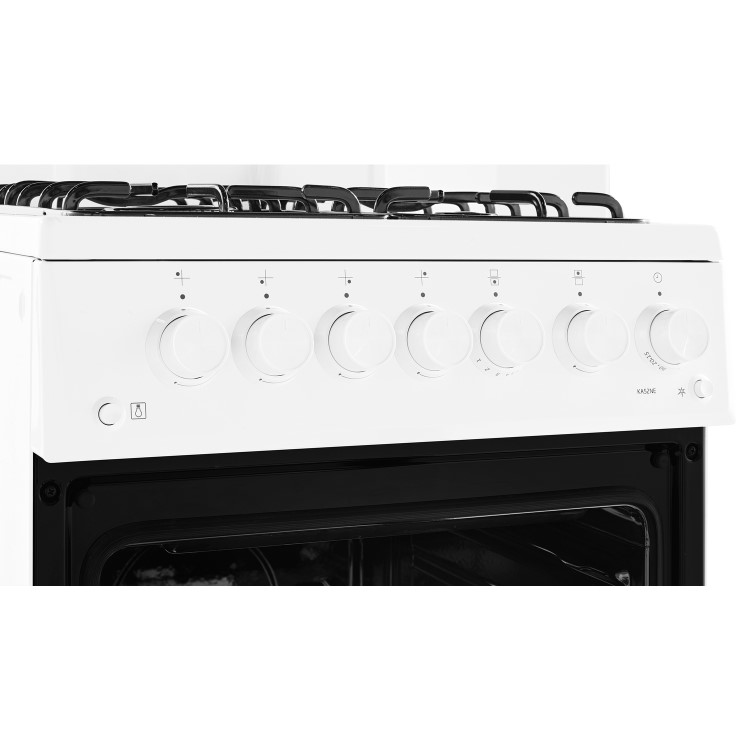 Beko 50cm Gas Cooker With Eye Level Grill - White