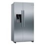 Bosch 533 Litre Side-By-Side American Fridge Freezer - Stainless steel