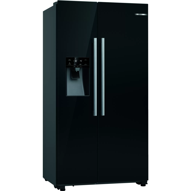 Refurbished Bosch KAD93VBFPG Freestanding 533 Litre Frost Free American Fridge Freezer Black