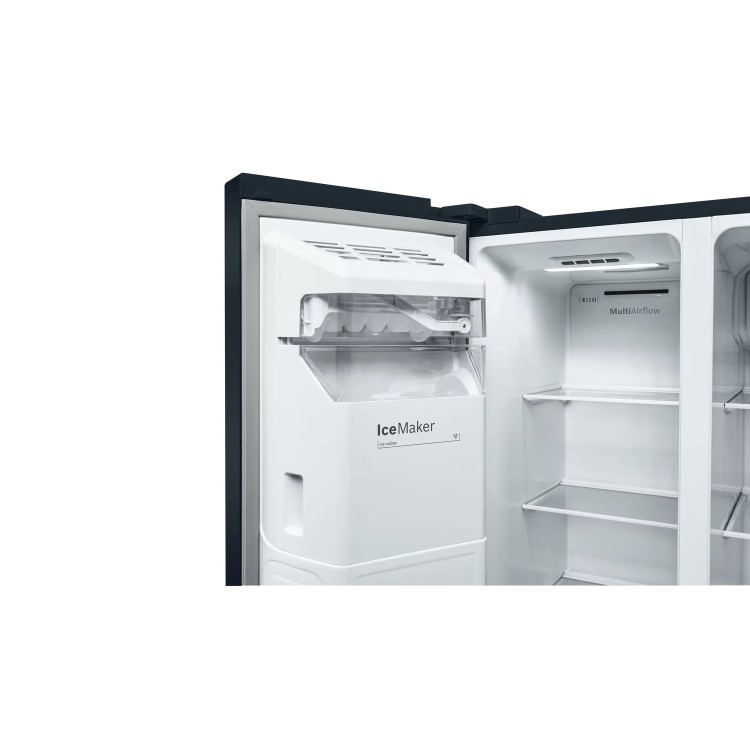 Refurbished Bosch KAD93VBFPG Freestanding 533 Litre Frost Free American Fridge Freezer Black