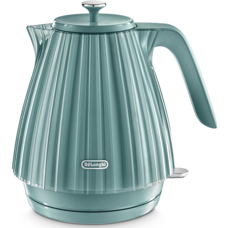 Delonghi Ballerina 1.7L 3kW Cordless Kettle - Laguna Green