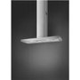 Smeg 120cm Flat Chimney Cooker Hood - Stainless Steel